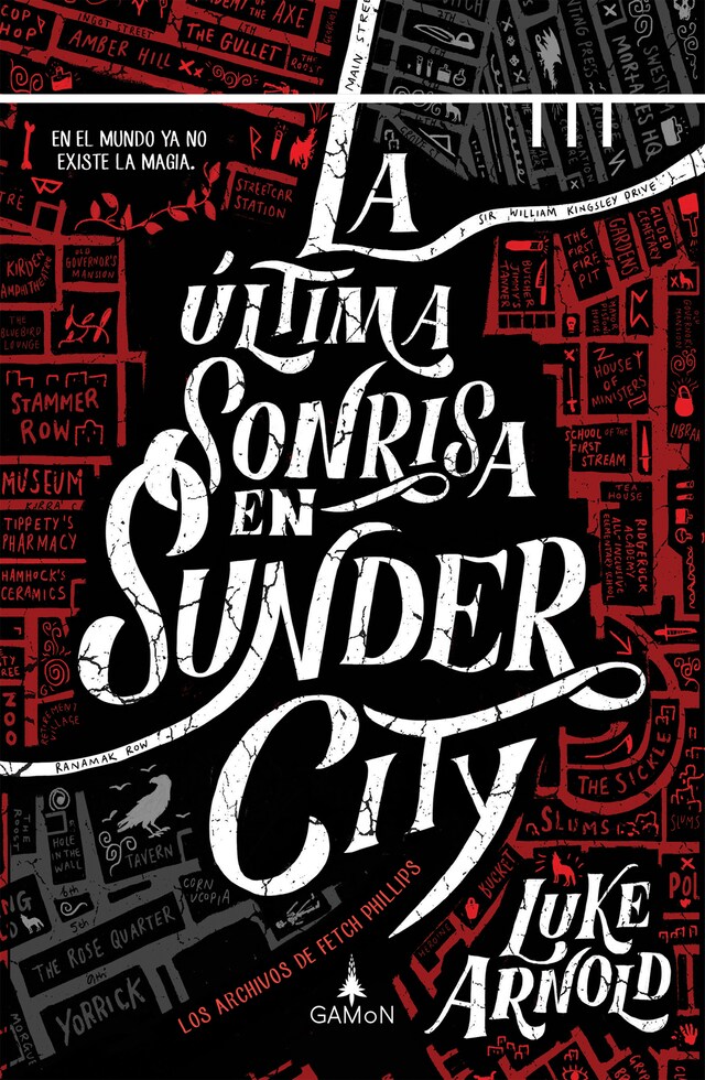 Couverture de livre pour La última sonrisa en Sunder City (versión latinoamericana)