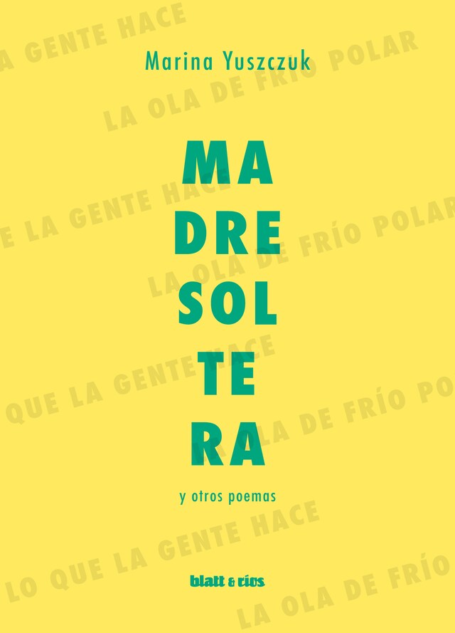 Buchcover für Madre soltera y otros poemas