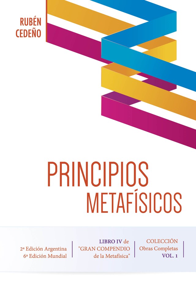 Book cover for Principios Metafísicos