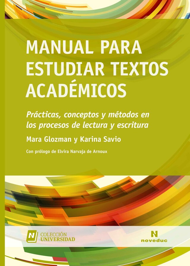 Copertina del libro per Manual para estudiar textos académicos