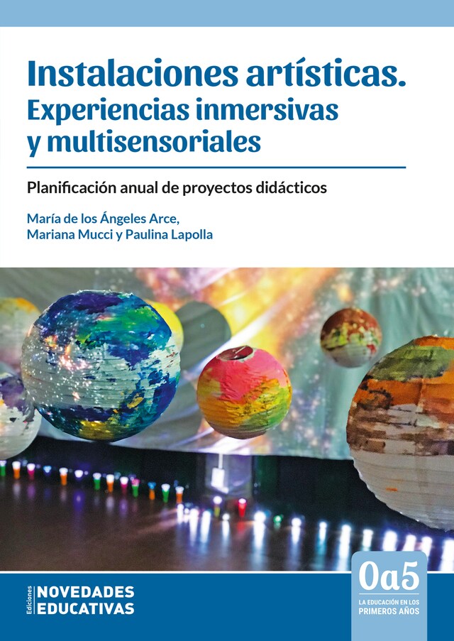 Book cover for Instalaciones artísticas: experiencias inmersivas y multisensoriales