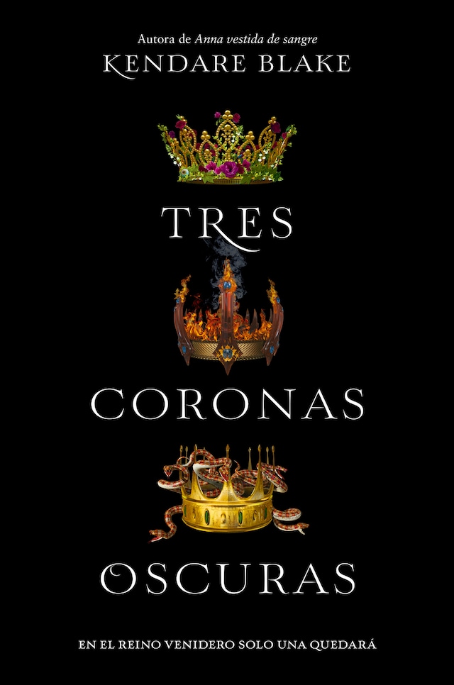 Book cover for Tres coronas oscuras
