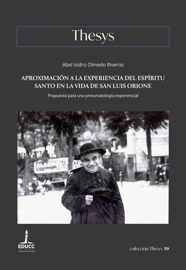 Portada de libro para Aproximación a la experiencia del Espíritu Santo en la vida de san Luis Orione