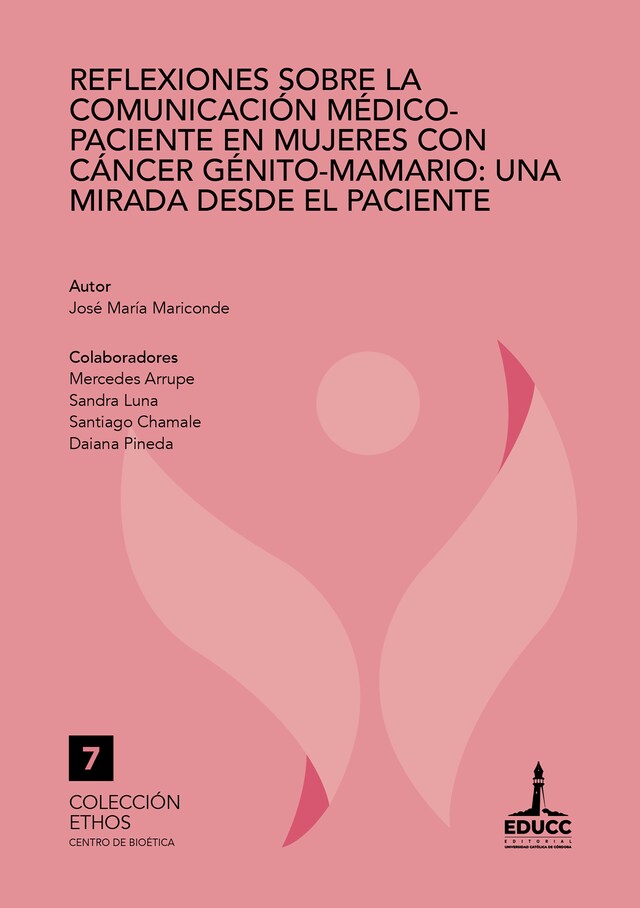 Boekomslag van Reflexiones sobre la comunicación médico-paciente en mujeres con cáncer génito-mamario