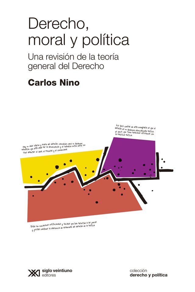 Book cover for Derecho, moral y política