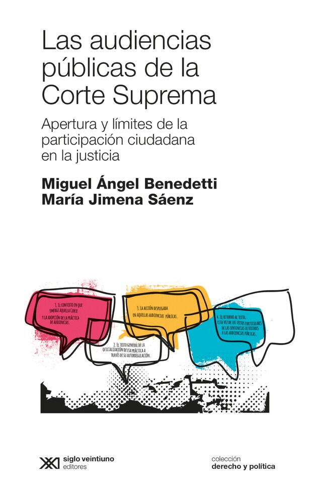 Book cover for Las audiencias públicas de la Corte Suprema
