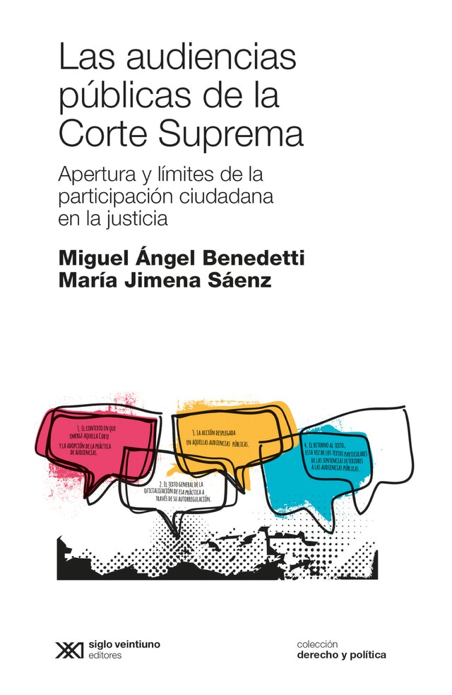 Boekomslag van Las audiencias públicas de la Corte Suprema