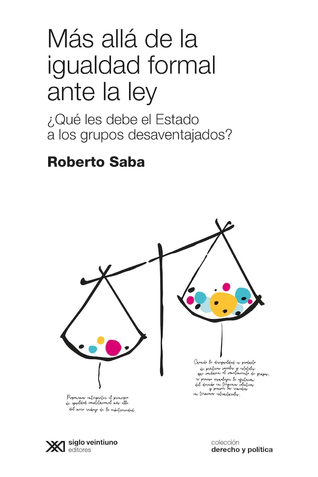 Book cover for Más allá de la igualdad formal ante la ley