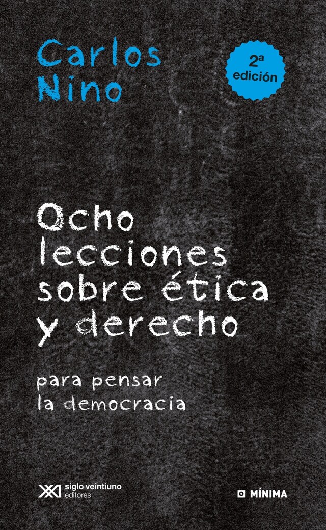 Buchcover für Ocho lecciones sobre ética y derecho para pensar la democracia