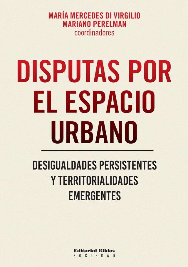 Couverture de livre pour Disputas por el espacio urbano