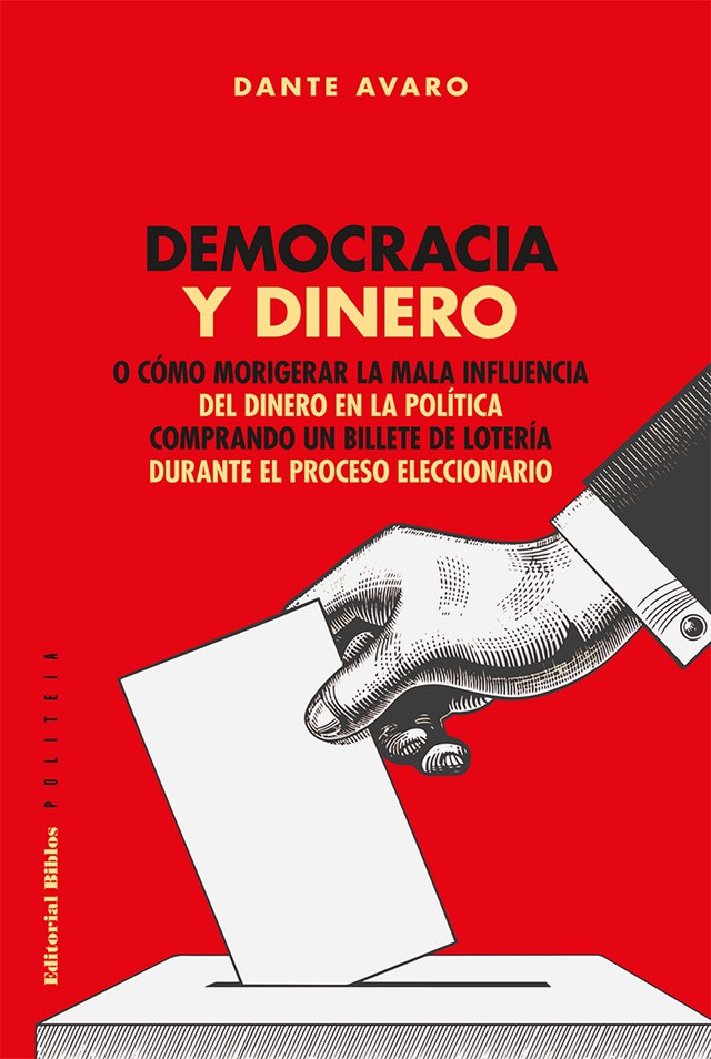 Book cover for Democracia y dinero