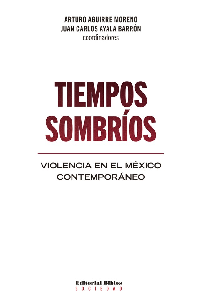 Book cover for Tiempos sombríos