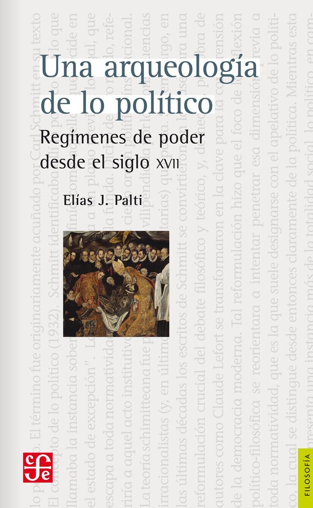 Kirjankansi teokselle Una arqueología de lo político