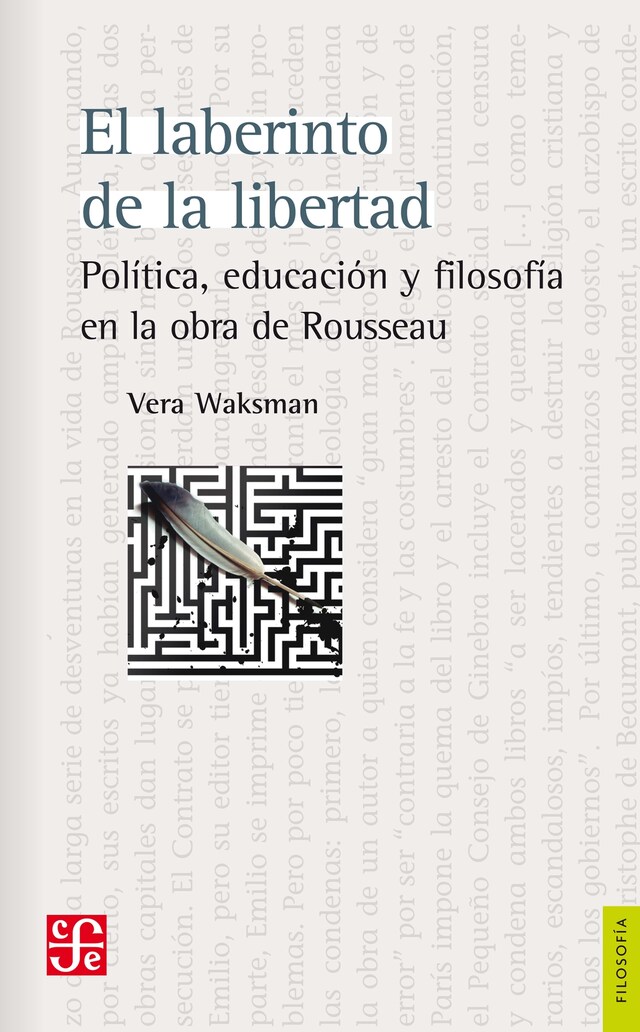 Kirjankansi teokselle El laberinto de la libertad