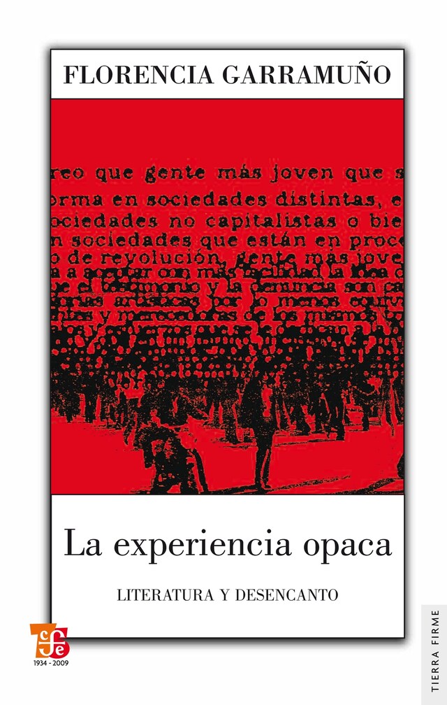 Copertina del libro per La experiencia opaca