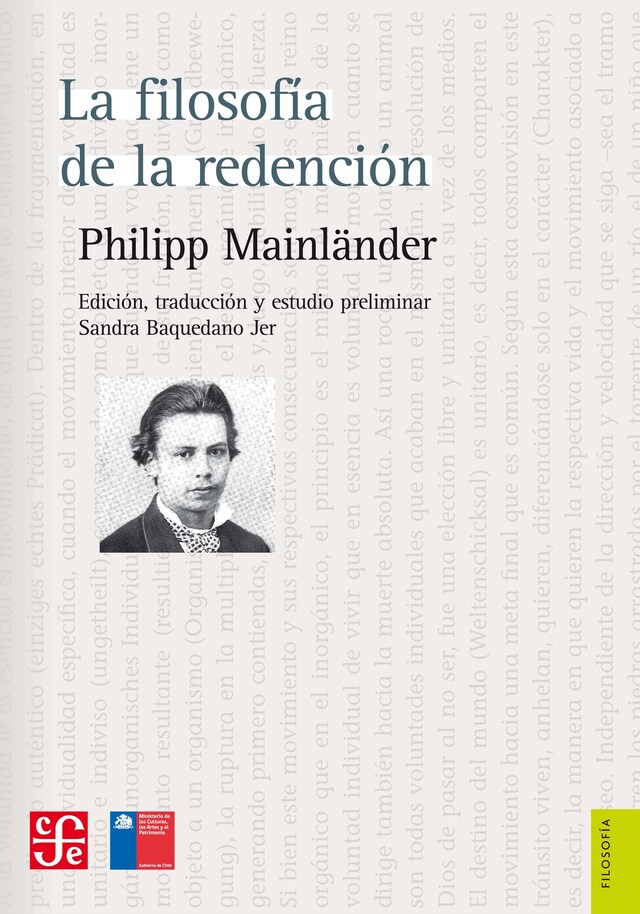 Book cover for La filosofía de la redención