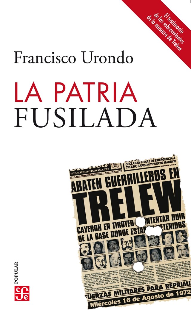 Book cover for La patria fusilada