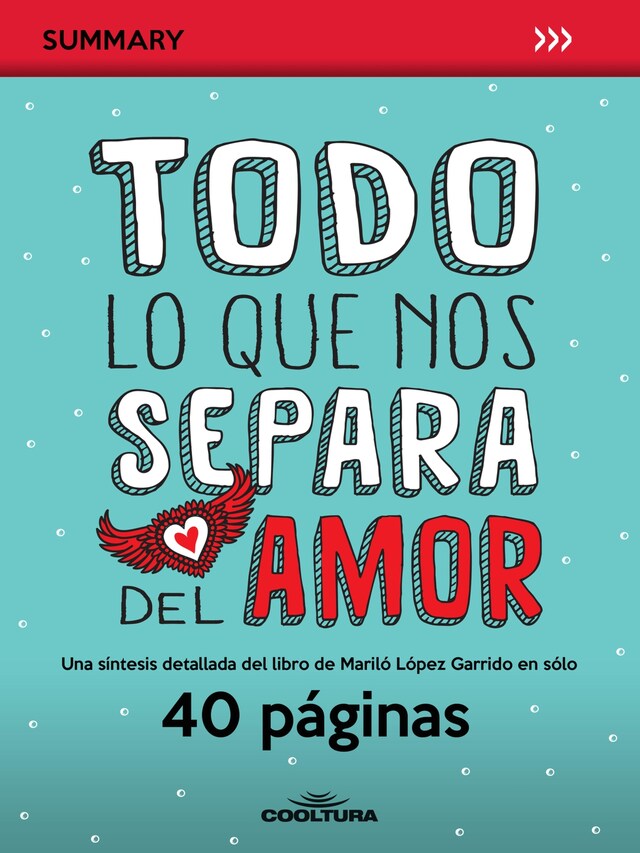 Buchcover für Todo lo que nos separa del amor