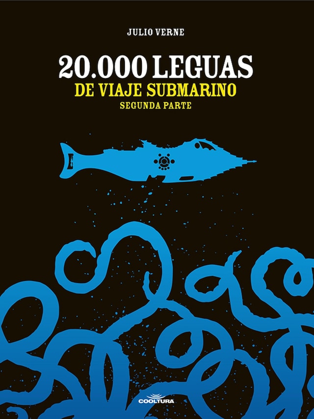 Portada de libro para 20 mil leguas de viaje submarino
