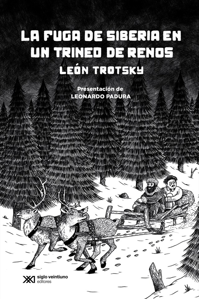 Okładka książki dla La fuga de Siberia en un trineo de renos