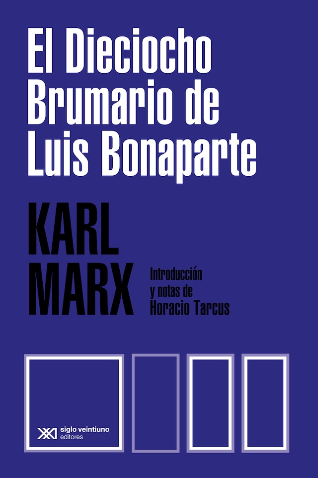 Buchcover für El Dieciocho Brumario de Luis Bonaparte