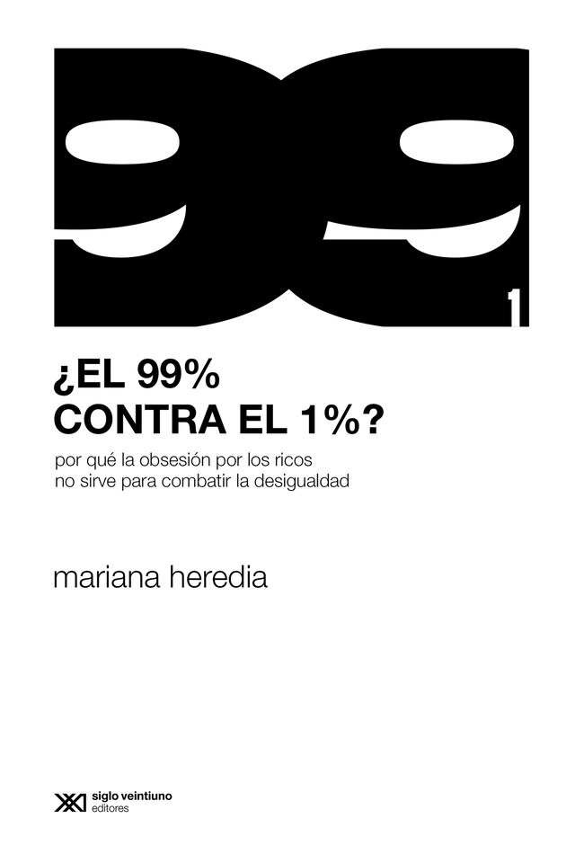 Kirjankansi teokselle ¿El 99% contra el 1%?