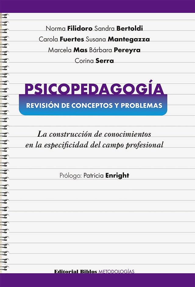 Kirjankansi teokselle Psicopedagogía: revisión de conceptos y problemas