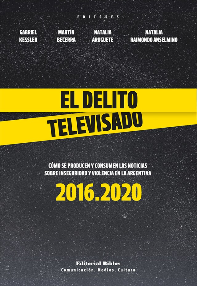 Copertina del libro per El delito televisado