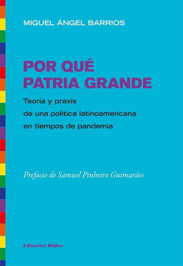 Book cover for Por qué Patria Grande