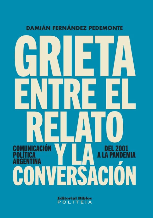 Book cover for Grieta entre el relato y la conversación