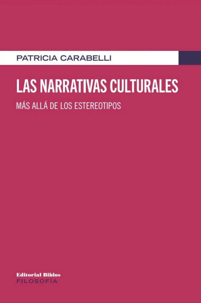 Boekomslag van Las narrativas culturales