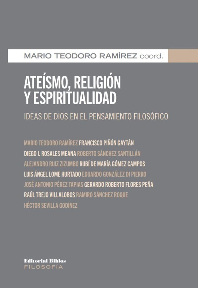 Boekomslag van Ateísmo, religión y espiritualidad