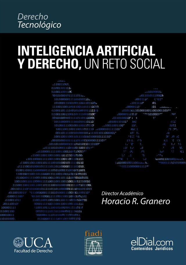 Kirjankansi teokselle Inteligencia artificial y derecho, un reto social