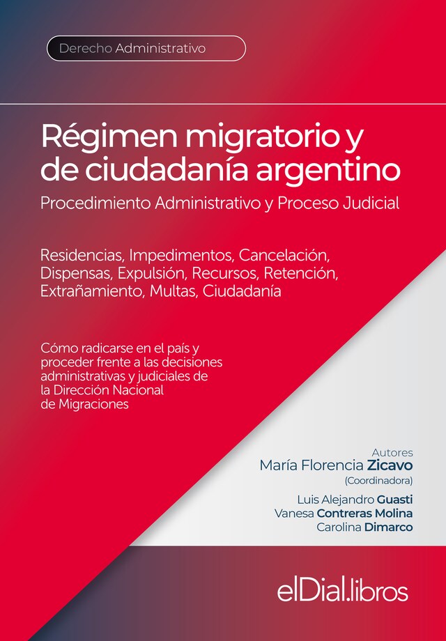 Copertina del libro per Régimen migratorio y de ciudadanía argentino