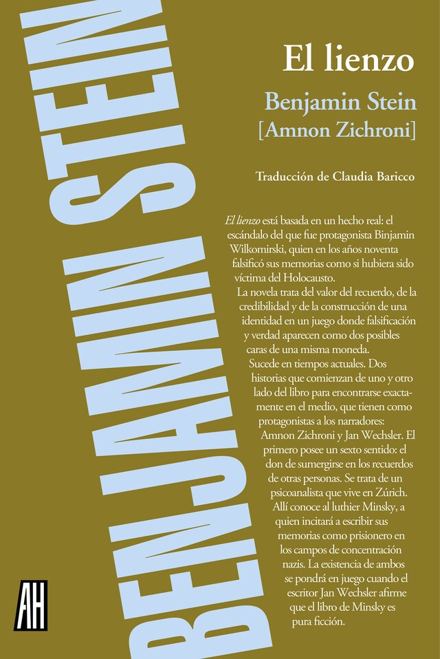 Couverture de livre pour El lienzo