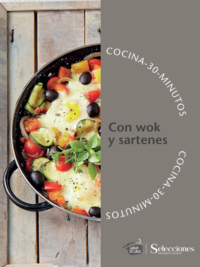 Book cover for Cocina en 30 minutos: Wok y sartenes