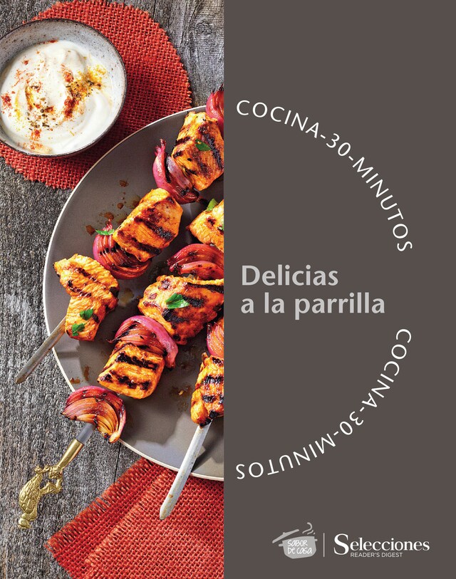 Boekomslag van Cocina en 30 minutos: delicias a la parrilla