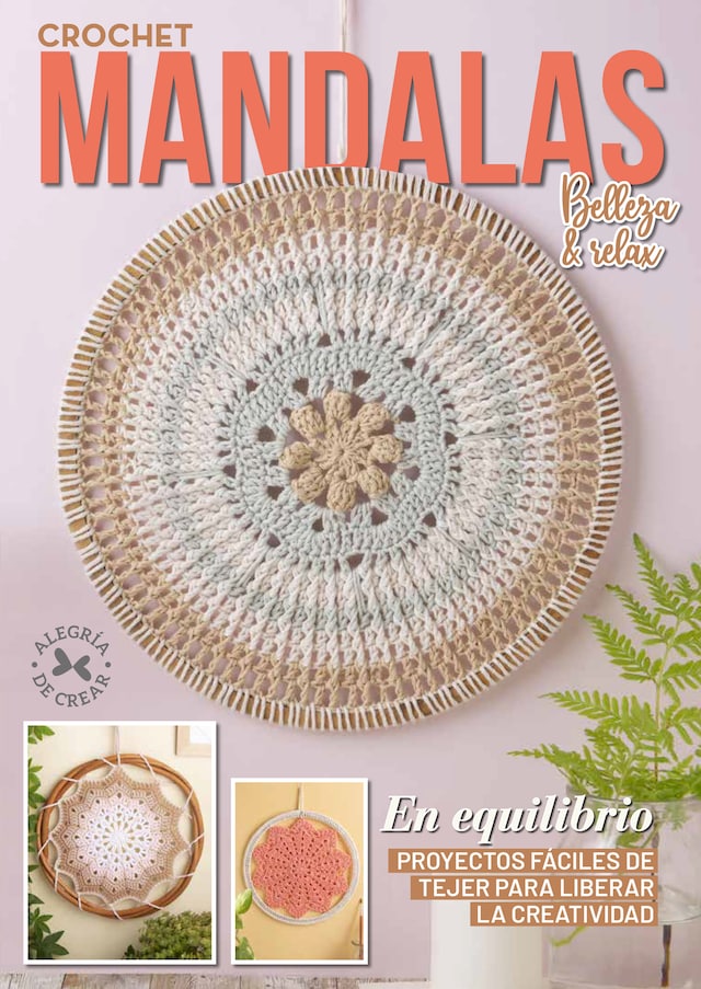 Copertina del libro per Crochet Mandalas. Belleza y relax