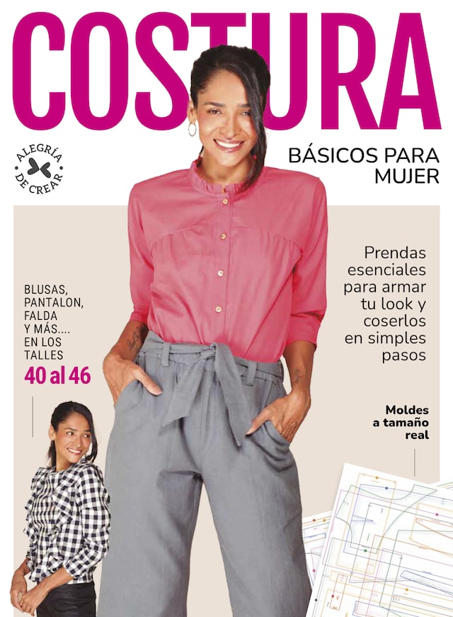 Portada de libro para Costura Básicos para mujer