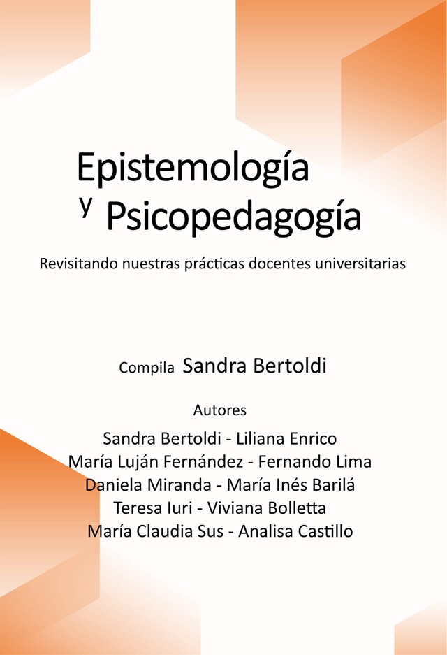 Boekomslag van Epistemología y Psicopedagogía