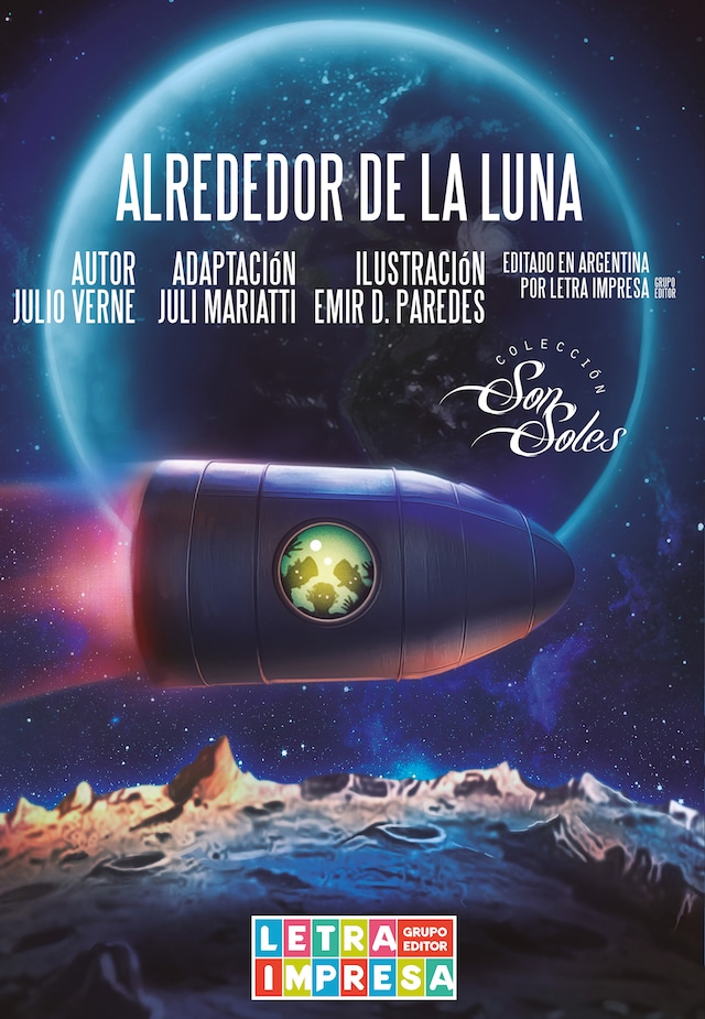 Portada de libro para Alrededor de la luna