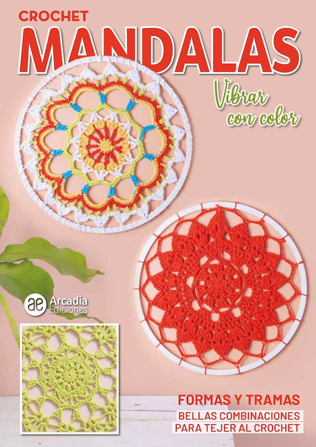 Book cover for Crochet Mandalas. Vibrar con color