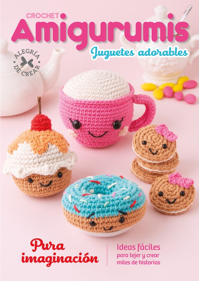 Book cover for Crochet Amigurumis. Juguetes adorables