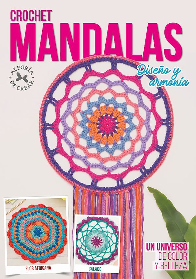 Portada de libro para Crochet Mandalas. Diseño y Armonía