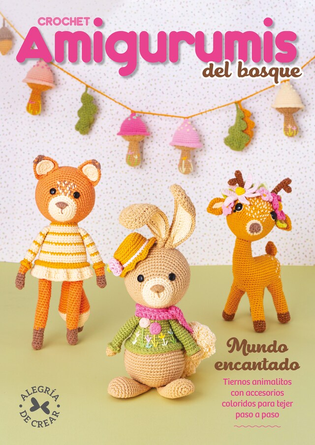 Buchcover für Crochet Amigurumis del Bosque