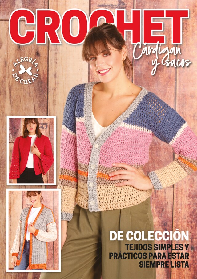 Book cover for Crochet Cardigan y Sacos
