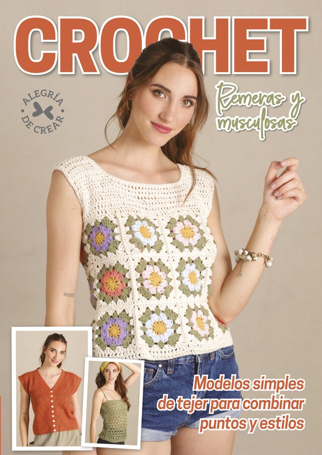 Buchcover für Crochet Remeras y musculosas