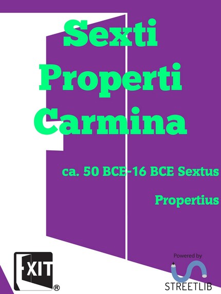Sexti Properti Carmina bookCoverFor