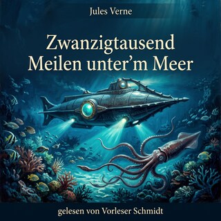 Zwanzigtausend Meilen unter'm Meer als Hörbuch