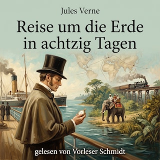 Reise um die Erde in achtzig Tagen als Hörbuch